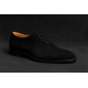 Pantofi barbati eleganti din piele naturala intoarsa de culoare neagra Donatto GKR200NV
