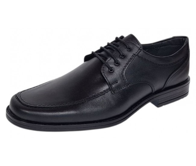 Pantofi eleganti barbati din piele naturala cu siret GKR215S