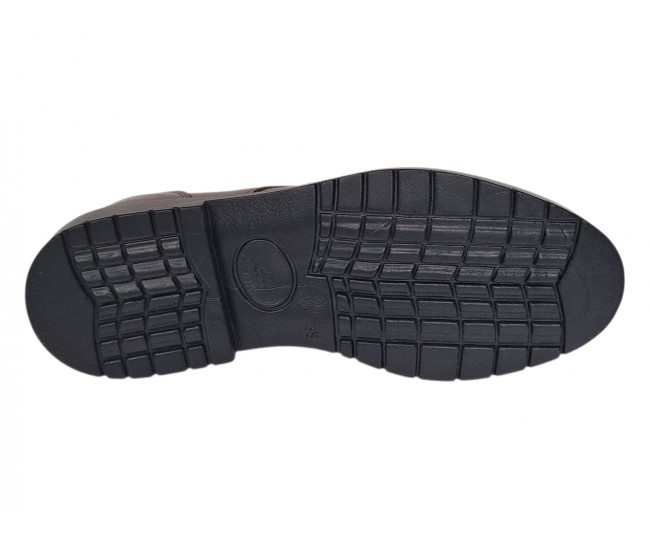 Pantofi barbati casual maro din piele naturala GKR217M