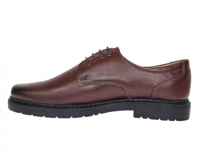 Pantofi barbati casual maro din piele naturala GKR217M
