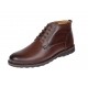 Ghete barbati casual din piele naturala cu siret (imblanite) Corsa - GKR21XM