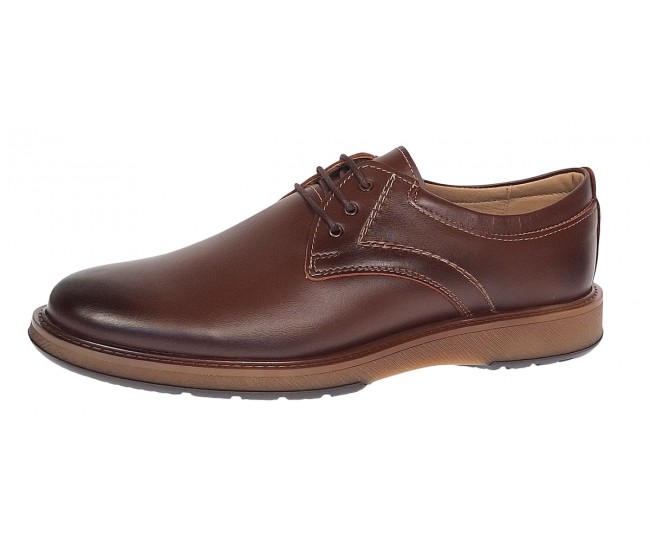 Pantofi barbati casual din piele naturala Maro cu siret GKR230MS