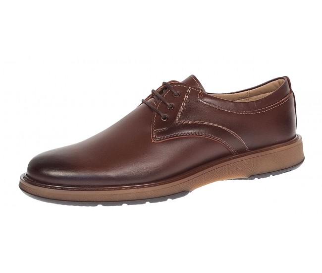Pantofi barbati casual din piele naturala Maro cu siret GKR230MS