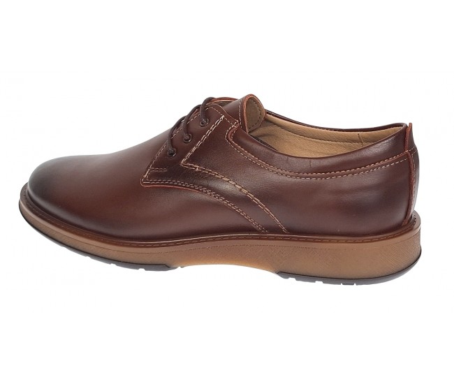 Pantofi barbati casual din piele naturala Maro cu siret GKR230MS