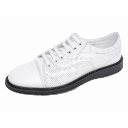 Pantofi barbati casual din piele naturala Alb Matritat GKR231ATR