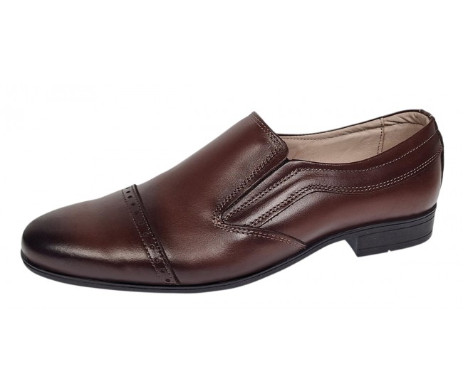 Pantofi barbati eleganti din piele naturala Maro fara inchidere GKR232M