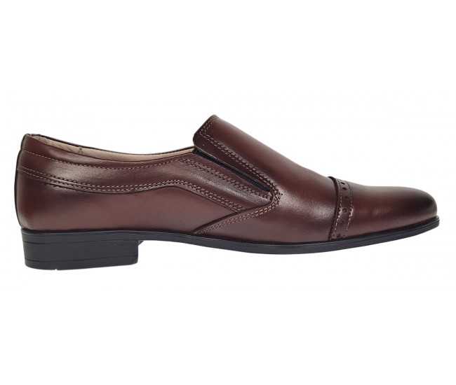 Pantofi barbati eleganti din piele naturala Maro fara inchidere GKR232M