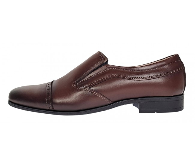 Pantofi barbati eleganti din piele naturala Maro fara inchidere GKR232M