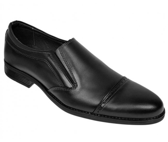 Pantofi barbati eleganti din piele naturala fara siret GKR232NEL