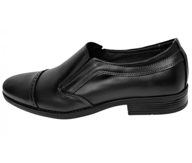 Pantofi barbati eleganti din piele naturala fara siret GKR232NEL
