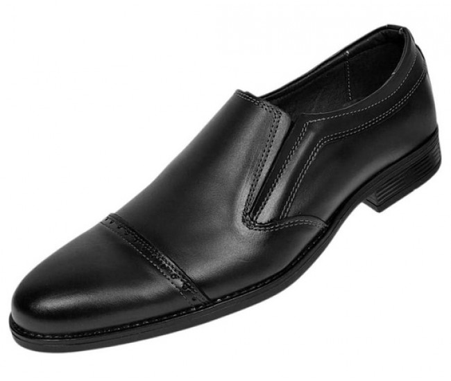 Pantofi barbati eleganti din piele naturala fara siret GKR233NEL