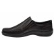 Pantofi barbati casual din piele naturala, perforati, cu elastic, calapod lat, GKR23N