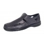 Pantofi barbati gri casual decupati din piele naturala  GKR24GRI