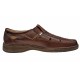 Pantofi barbati casual din piele naturala, decupati, cu scai, calapod lat - GKR24M