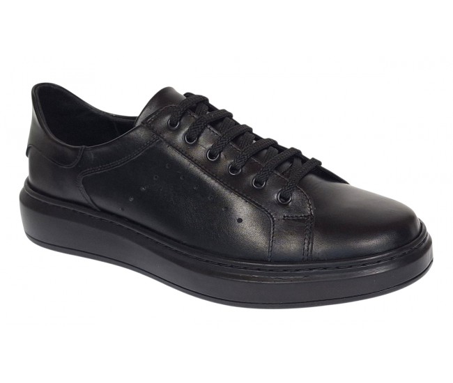 Pantofi barbati casual piele naturala de culoare neagra Aldo GKR2X1N