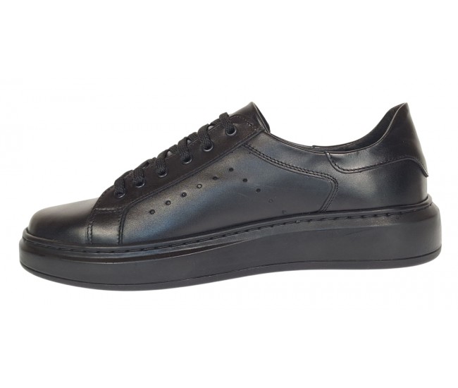 Pantofi barbati casual piele naturala de culoare neagra Aldo GKR2X1N