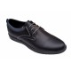 Pantofi barbati sport din piele naturala, negru, GKR30N