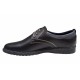 Pantofi barbati sport din piele naturala, negru, GKR30N