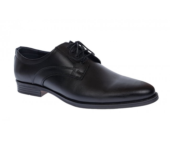 Pantofi barbati, eleganti, din piele naturala, Negru, GKR31N