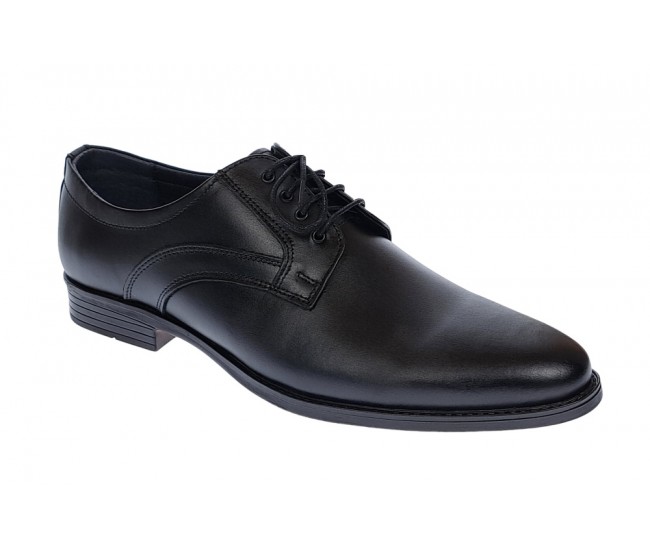 Pantofi barbati, eleganti, din piele naturala, Negru, GKR31N