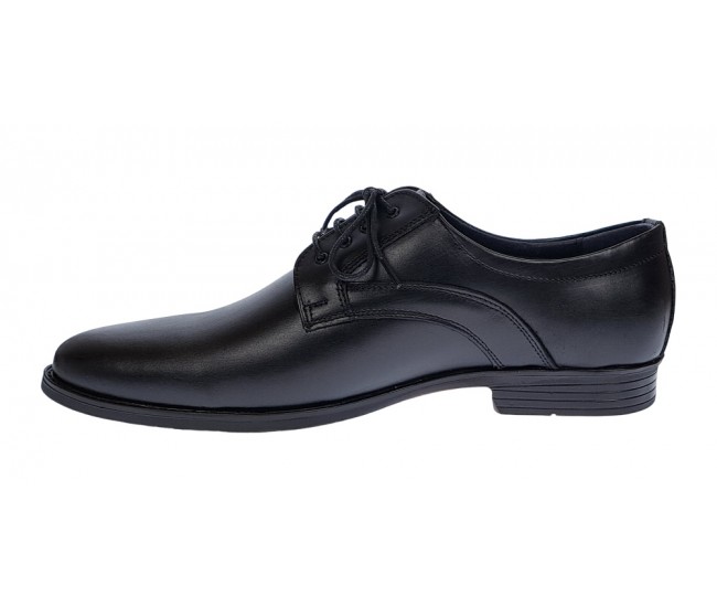 Pantofi barbati, eleganti, din piele naturala, Negru, GKR31N