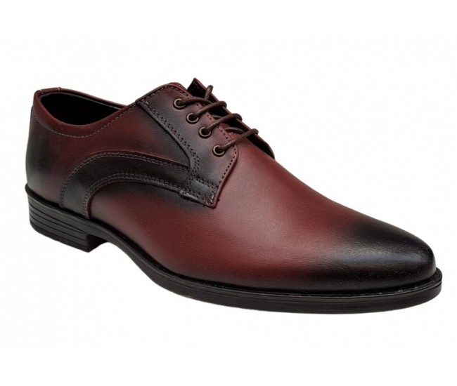 Pantofi barbati, eleganti, piele naturala, bordo -  GKR31VIS