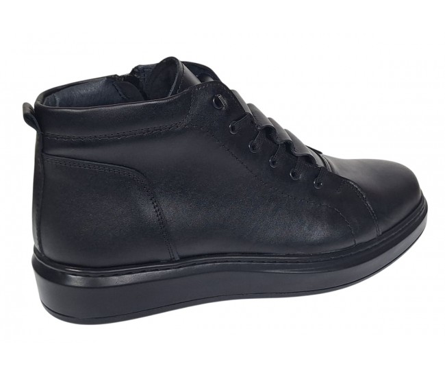 Ghete barbati casual din piele naturala, imblanite, GKR350N