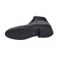 Ghete casual barbati, din piele naturala, cu fermoar, imblanite, negru, GKR35N