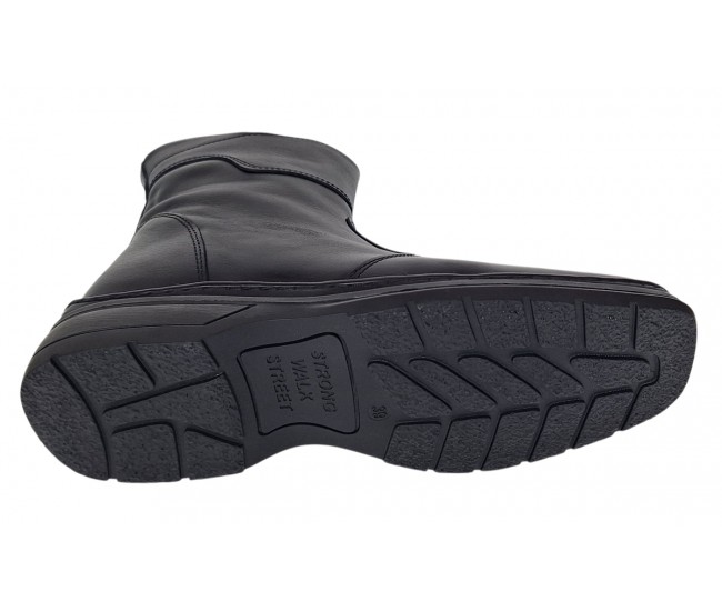 Ghete barbati din piele naturala cu fermoar GKR4010N