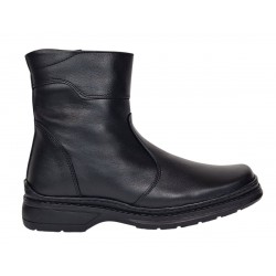 Ghete barbati din piele naturala cu fermoar GKR4010N