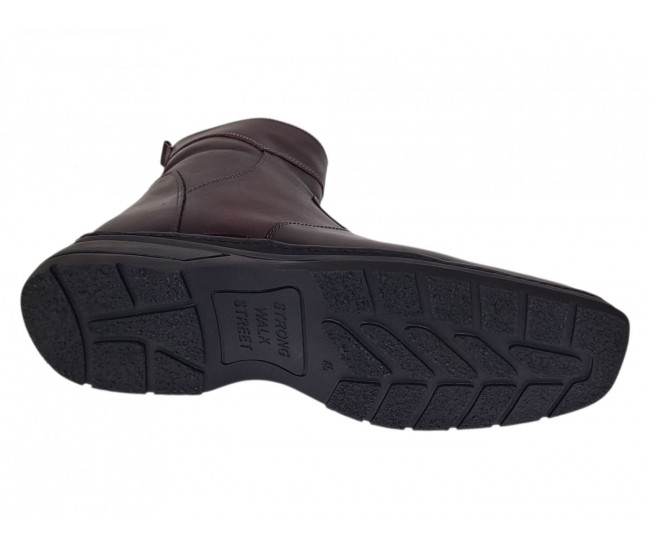 Ghete barbati din piele naturala cu fermoar GKR4010VIS