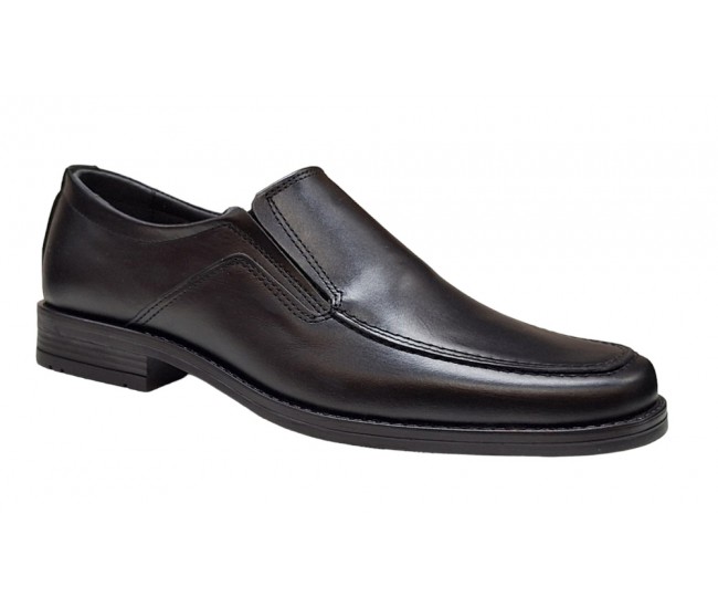 Pantofi barbati eleganti din piele naturala, cu elastic, GKR48N