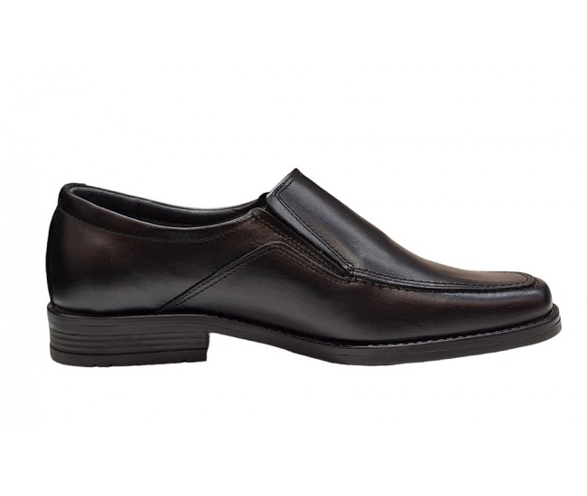 Pantofi barbati eleganti din piele naturala, cu elastic, GKR48N