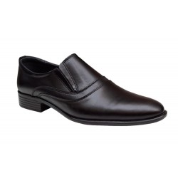 Pantofi barbati, eleganti, piele naturala, negru - GKR49N