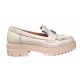 Pantofi dama casual din piele naturala Bej Latte Sasha