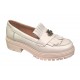 Pantofi dama casual din piele naturala Bej Latte Sasha
