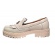 Pantofi dama casual din piele naturala Bej Latte Sasha