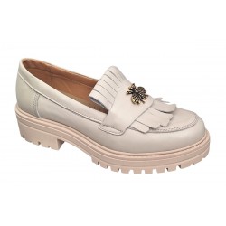 Pantofi dama casual din piele naturala Bej Latte Sasha Pantofi dama casual din piele naturala Bej Latte Sasha