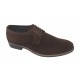 Pantofi barbati casual din piele naturala intoarsa - Marimea 44 Maro - GKR4RM