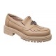Pantofi casual dama din piele naturala bej - Sasha