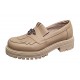 Pantofi casual dama din piele naturala bej - Sasha