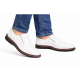 Pantofi barbati casual de vara cu perforatii - Corsa Piele Naturala Alb GKR506A