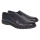 Pantofi barbati casual perforati din piele naturala Corsa Bleumarin - GKR506BLUE