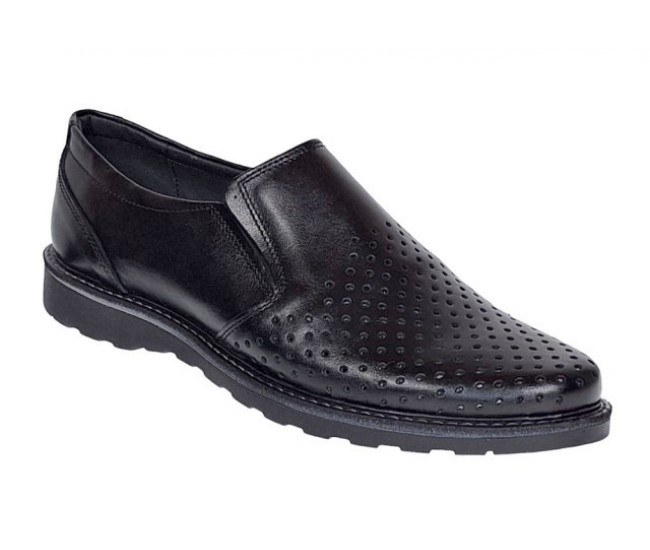 Pantofi barbati de vara din piele naturala cu perforatii GKR506N
