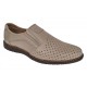 Pantofi barbati Sport de vara cu perforatii - Piele Naturala Bej GKR507BEJ