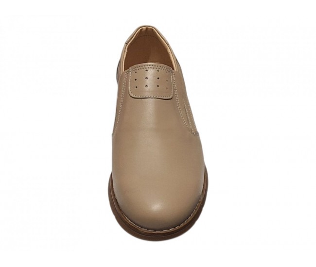 Pantofi barbati Casual Sport din Piele Naturala Bej GKR508BEJ