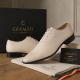 Pantofi barbati eleganti bej din piele naturala dintr-o bucata cu siret Havana GKR51TSB