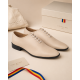 Pantofi barbati eleganti bej din piele naturala dintr-o bucata cu siret Havana GKR51TSB