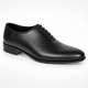 Pantofi bărbați negri eleganți din piele naturală cu șiret Havana GKR51TSN