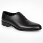 Pantofi bărbați negri eleganți din piele naturală cu șiret Havana GKR51TSN